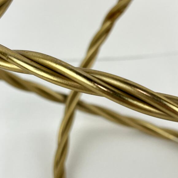 Gold Twisted Rope Sphere Orb Decor - Picture 3 of 4